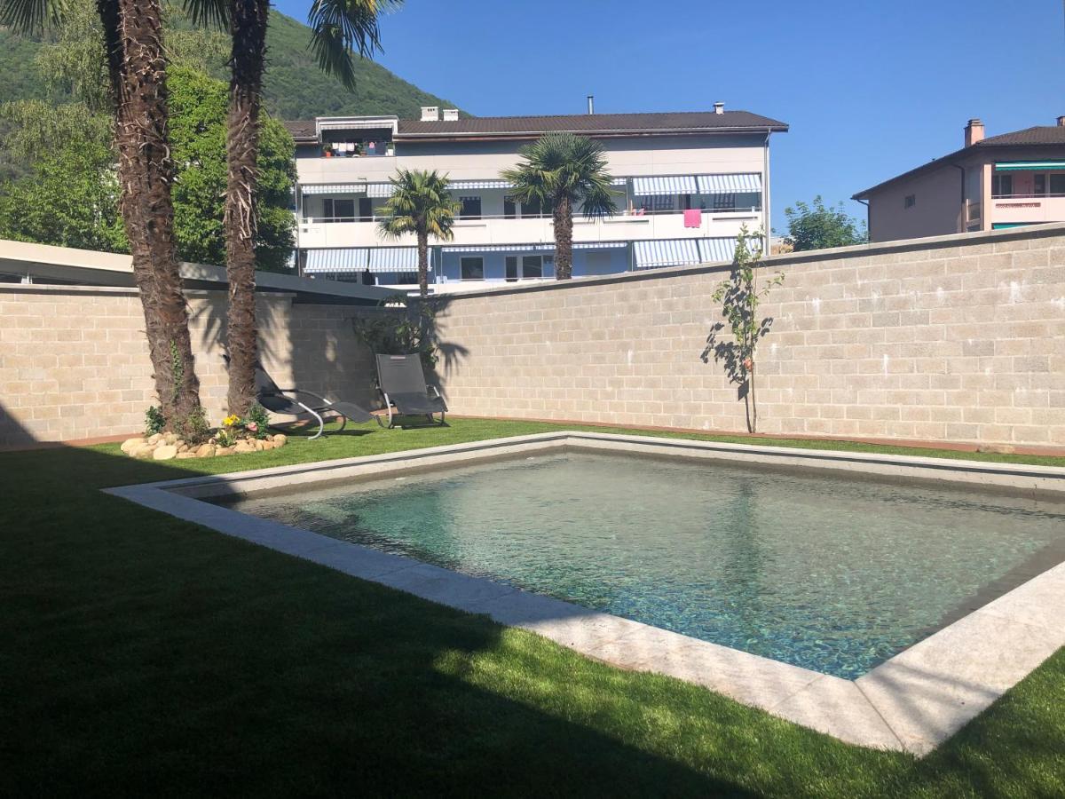 Miranda, Modern Duplex, Garden, Swimming Pool, Parking Apartman Losone Kültér fotó