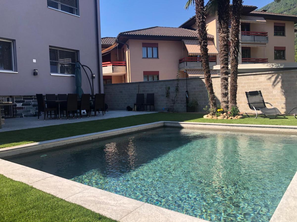 Miranda, Modern Duplex, Garden, Swimming Pool, Parking Apartman Losone Kültér fotó
