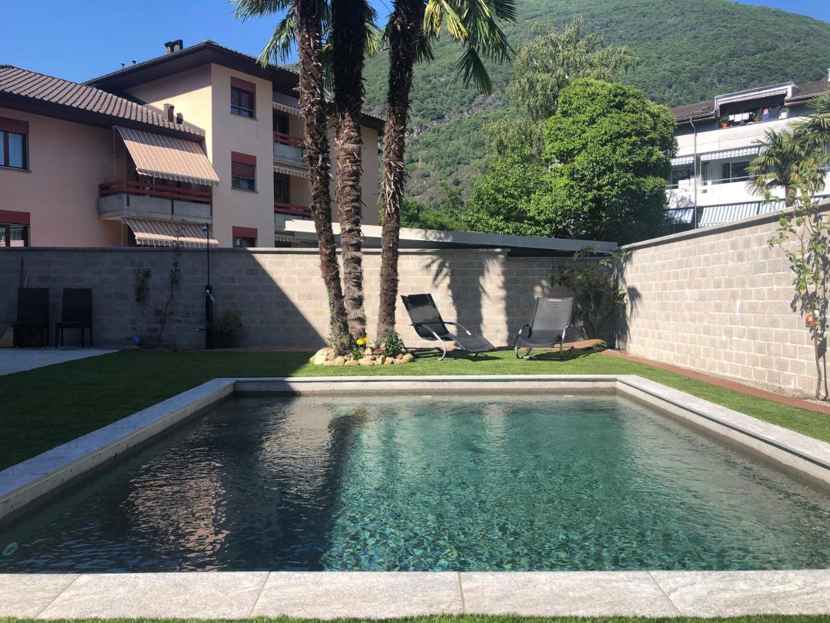 Miranda, Modern Duplex, Garden, Swimming Pool, Parking Apartman Losone Kültér fotó